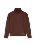 Copper-Dura® Limitless 1/4 Zip Long Sleeve ash-brown