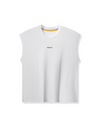 Copper-Dura™ Oversized Cropped Cut Off white